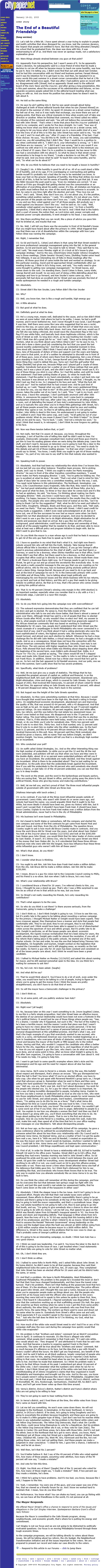 The End of a Beautiful Friendship Long Version 1/16/2003