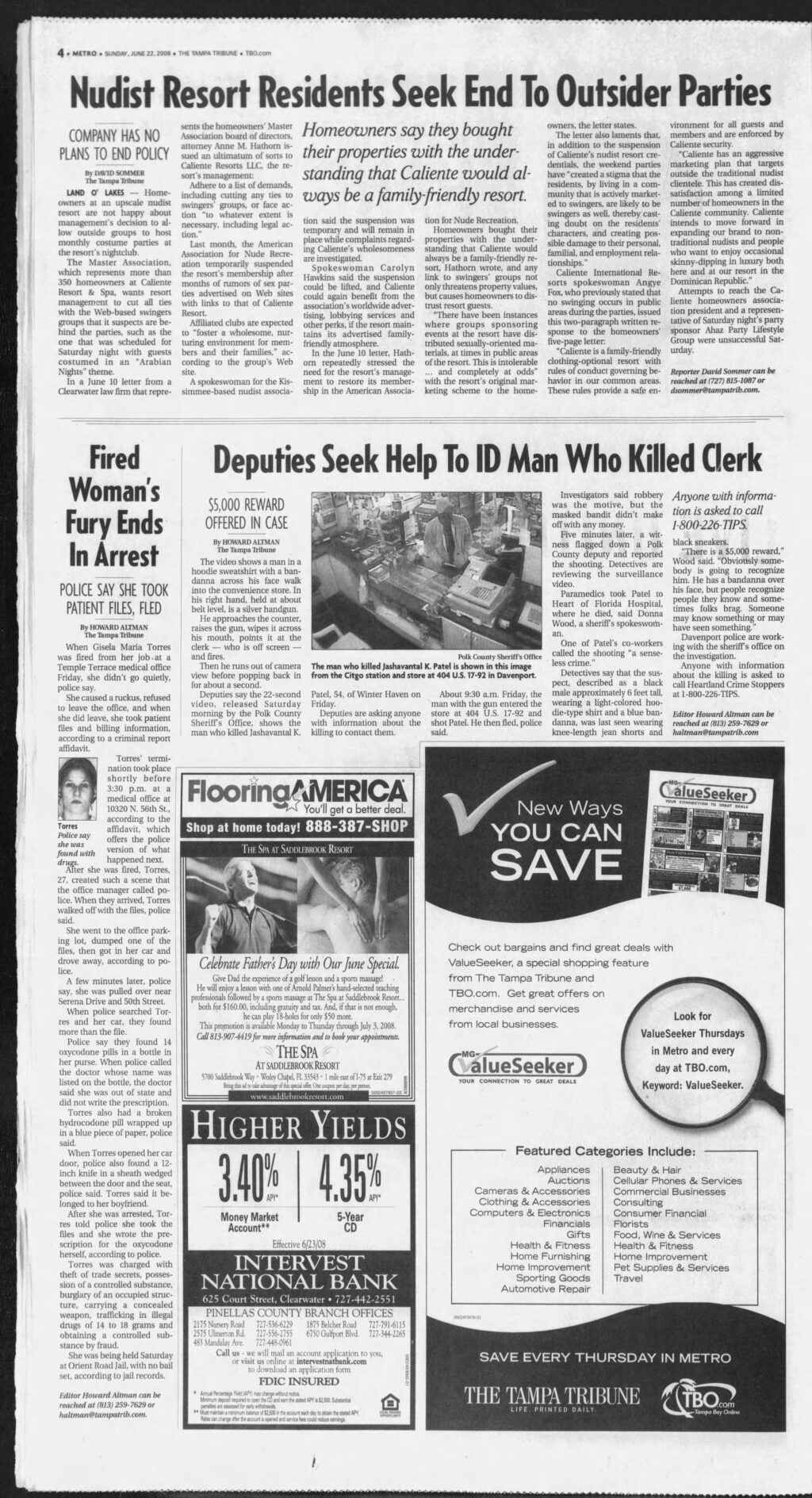 article Deputies Seek Help To ID Man Who Killed Clerk published in The Tampa Tribune newspaper