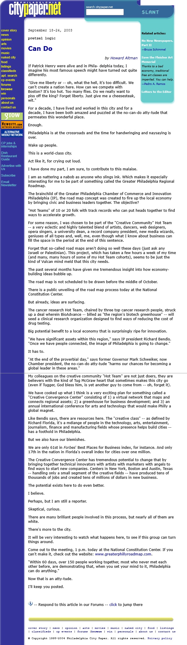 can do pretzel logic 2003-09-18