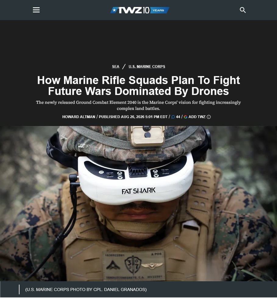 how-marine-rifle-squads-plan-to-fight-future-wars-dominated-by-drones 2026-08-26 topshot